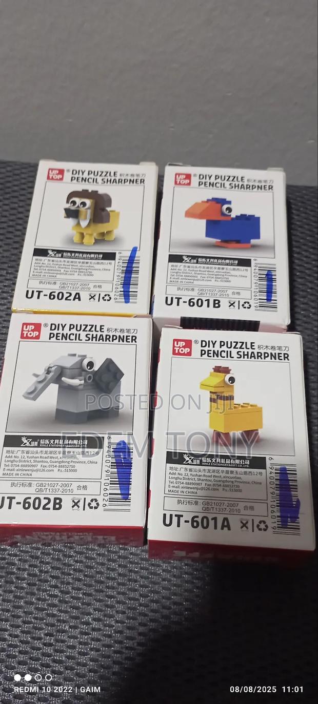 Diy Puzzle Pencil Sharpeners - 4pcs · Photo 2