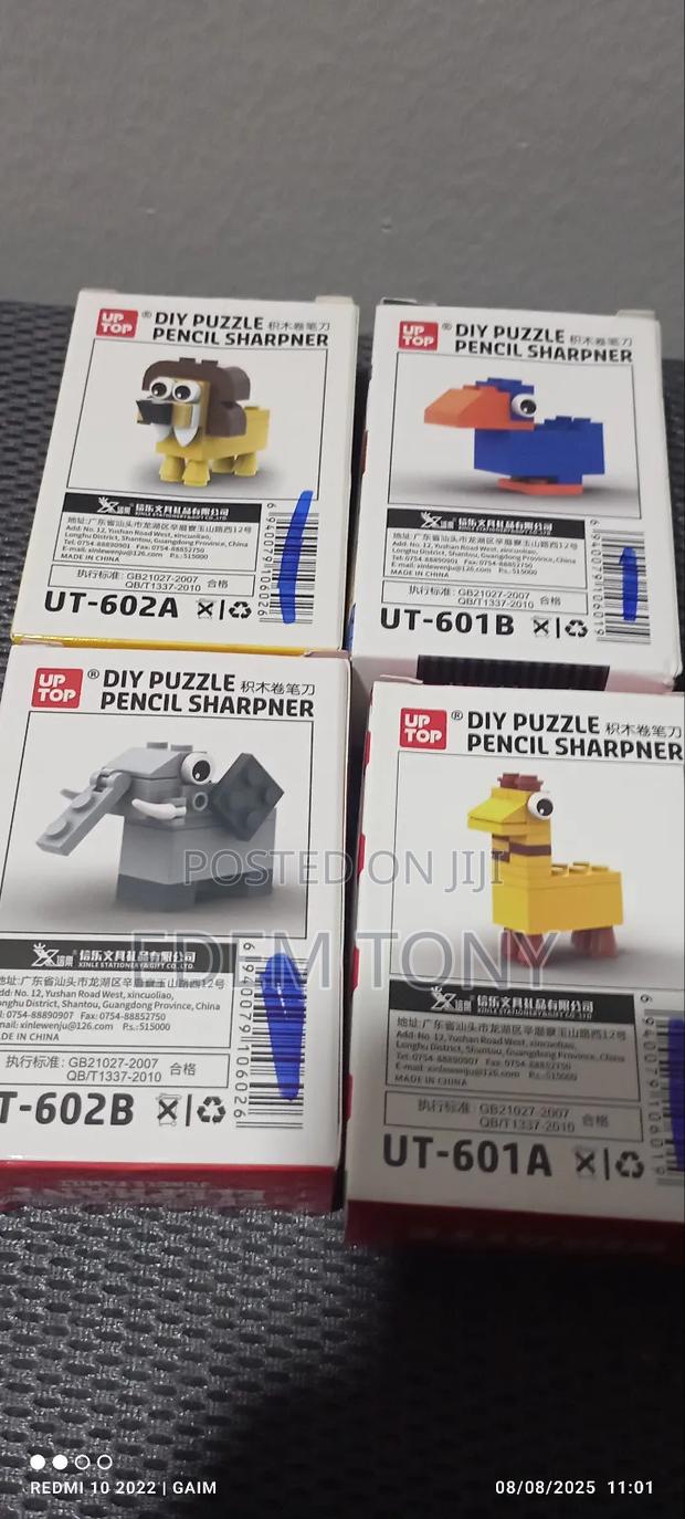 Diy Puzzle Pencil Sharpeners - 4pcs · Photo 4