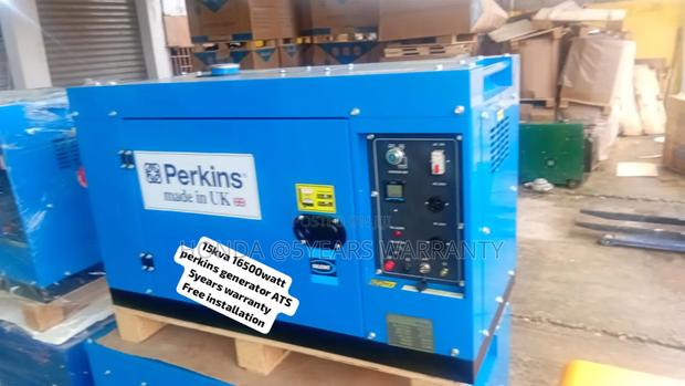 Electric Start Generator Fully Ats Perkins 15kva 16500watt · Photo 1