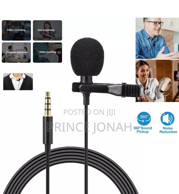 Clip-on Mini Mic Microphone 3.5mm Lavalier Lapel · Photo 2