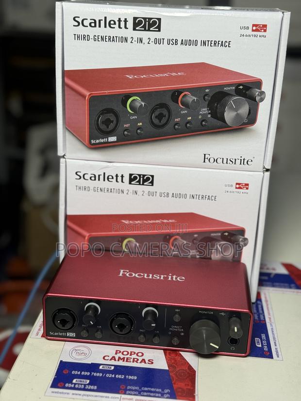 Focusrite Scarlett 2i2 3rdgen 2-In,2-Out Usb Audio Interface · Photo 1