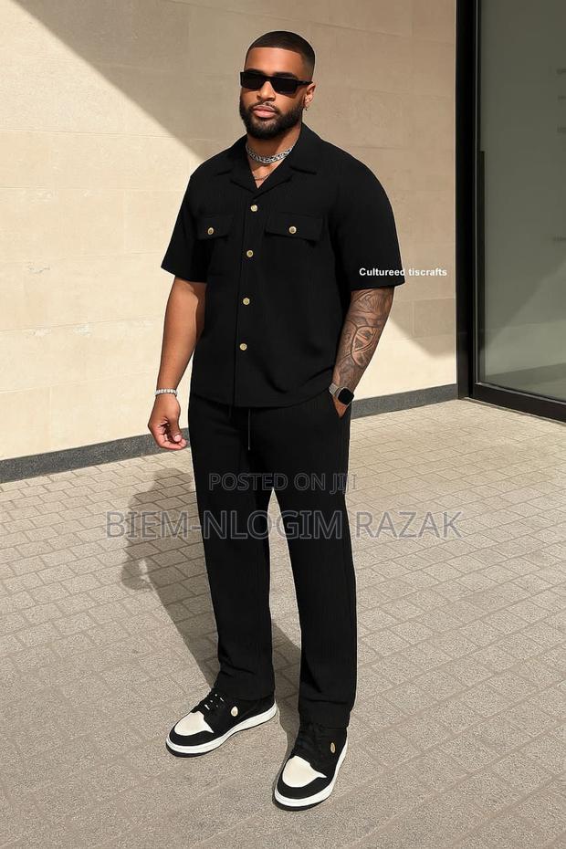 High Quality Turkish Black Men Top N Down Available in Stock · Photo 1