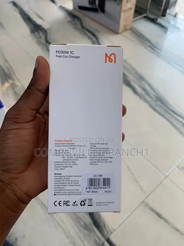 McDodo Pd30w 1c Fast Car Charger · Photo 3