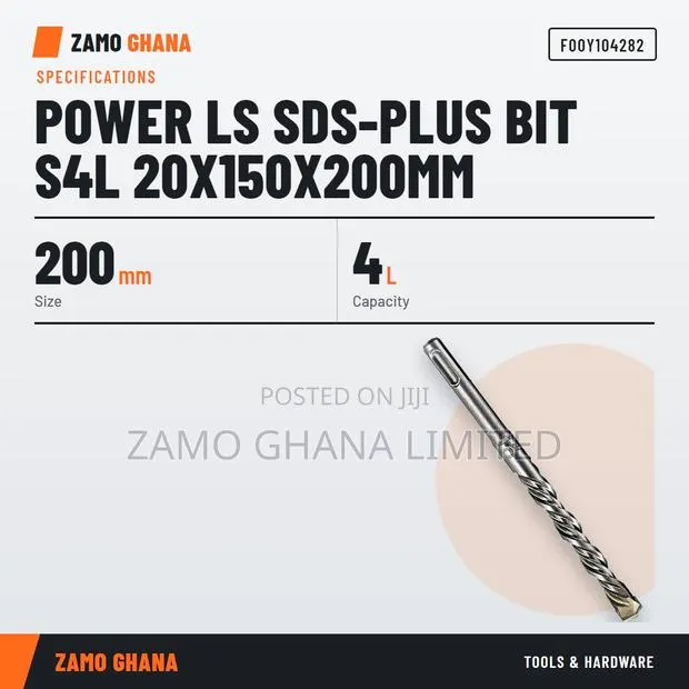 Power Ls SDS-Plus Bit S4L 20X150X200Mm - F00Y104282 · Photo 1