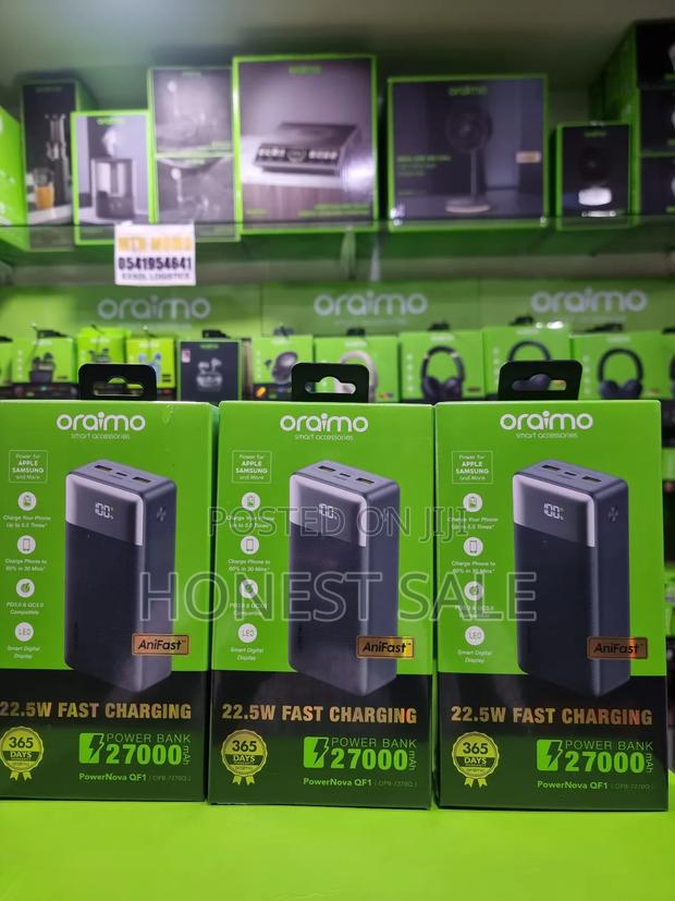 Oraimo Powernova Qf1 27000mah 22.5w Power Bank · Photo 1