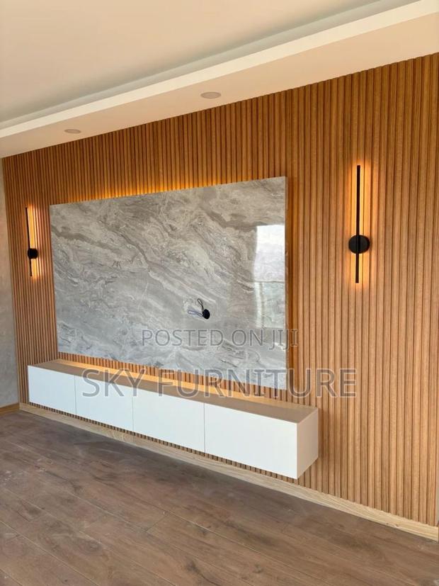 Viberance Tv Console With Full Panel · Photo 1