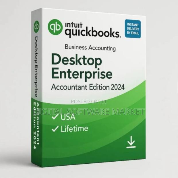 Genuine Quickbooks Enterprise 2024 6 Users Lifetime License · Photo 1