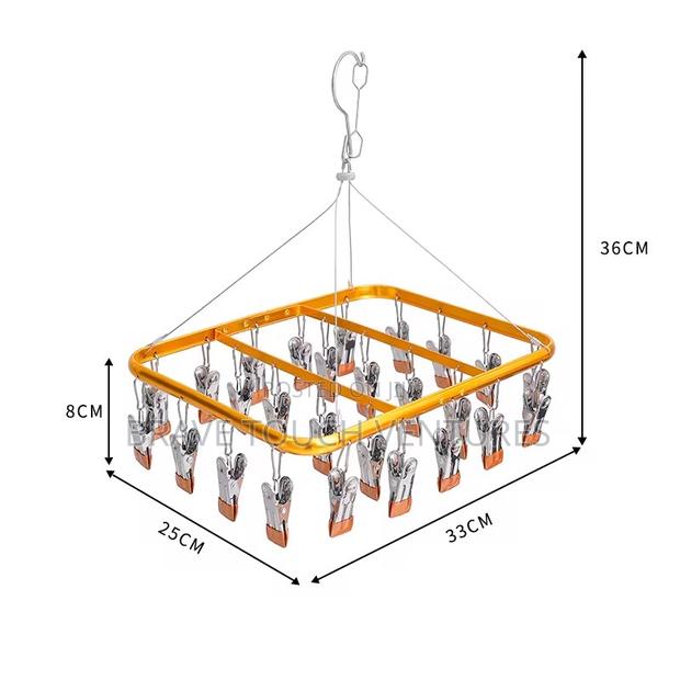 Stainless Steel Socks/Hankerchief/Pants Clip Hanger · Photo 3