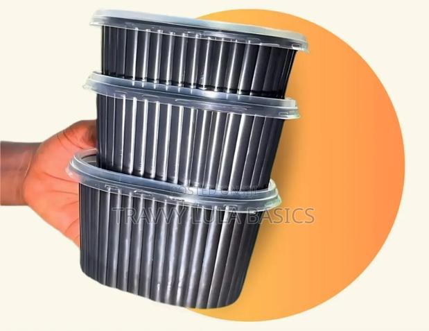 Microwave Black Oval 1000ml