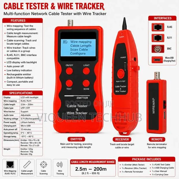 Nf-868 Cable Tracker/Tester · Photo 1