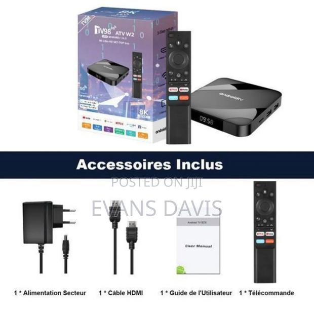 Android 14 Tv Box / Set Up Box 4gb Ram 64gb Storage · Photo 1