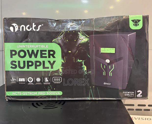 NCTS Ups 3000va 3kva With Avr 1800watts Qstrom Pro · Photo 2