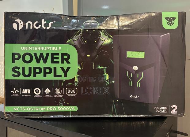 NCTS Ups 3000va 3kva With Avr 1800watts Qstrom Pro · Photo 1