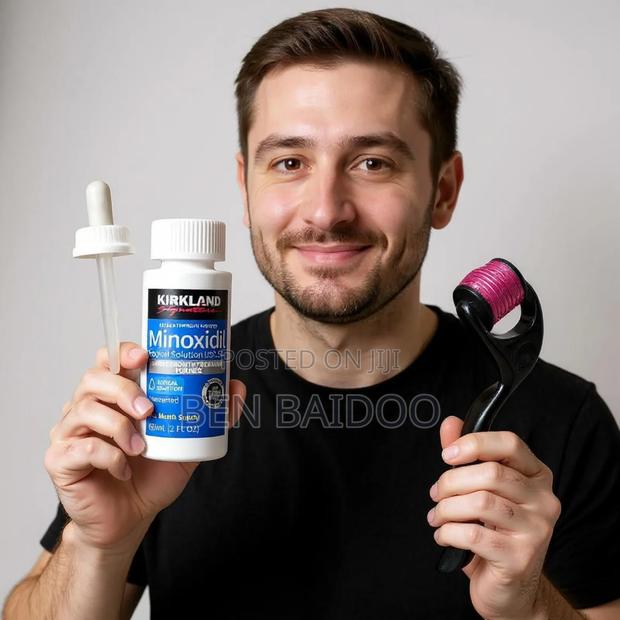 Kirkland Minoxidil and Derma Roller for Stronger Hair Strand · Photo 1