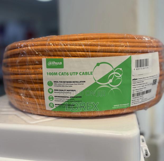 Dahua Cat6 Network Cable 100m Mixed Copper Pfm922i-Bun-C-100 · Photo 1