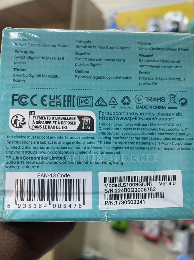 Tp-Link 8port Gigabit Switch Ls1008g · Photo 3