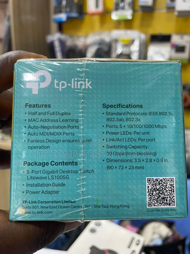 Tp Link 5port Gigabit Desktop Switch Ls1005g · Photo 4