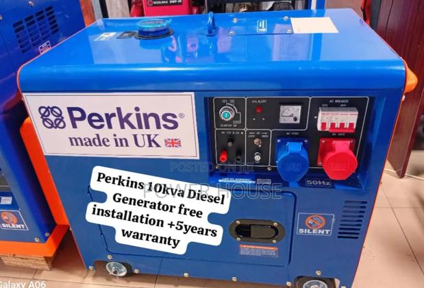 Think Trek Perkins Diesel Generator 10kva Silent · Photo 1