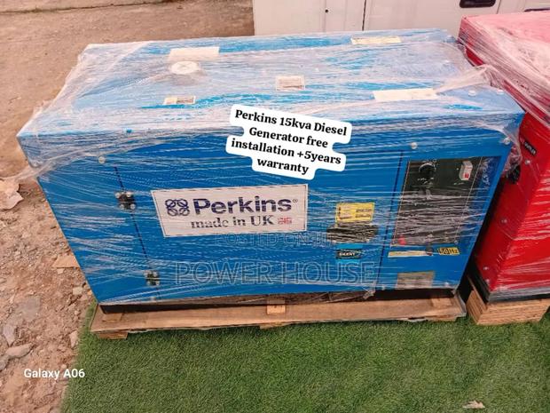 Retro Spark Perkins Diesel Generator 15kva Silent · Photo 1