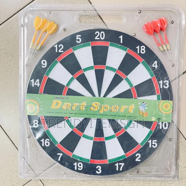 17 Inches Double Sided Dartboard Game · Photo 1