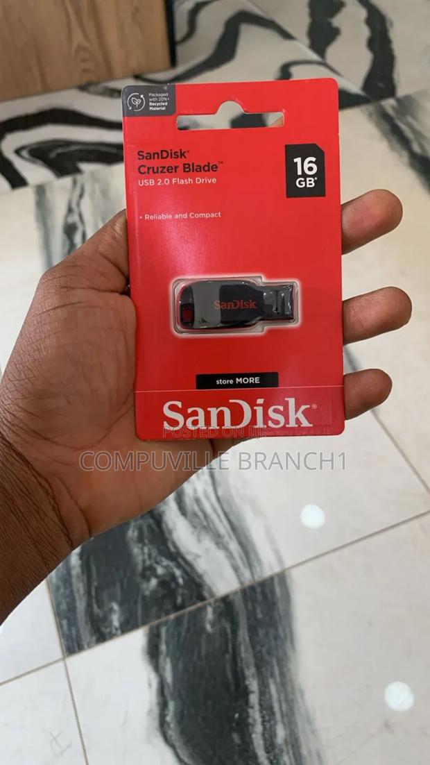 Sandisk 16gb Usb 2.0 Flash Drive · Photo 1