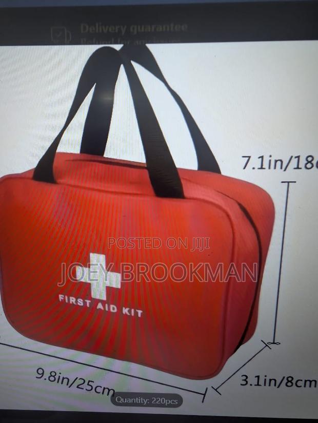 220pcs Portable First Aid Kit for Car - Durable Compact · Photo 2