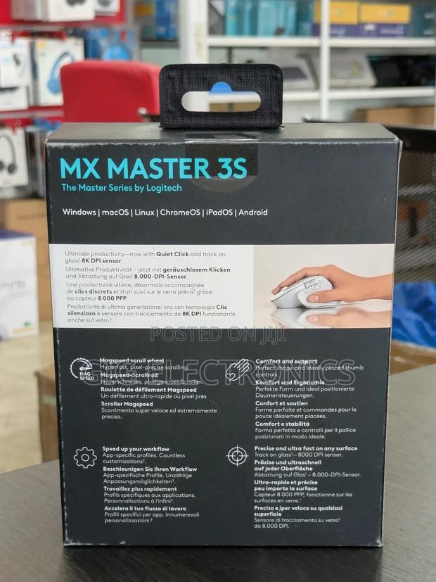 Logitech Mx Master 3s Wireless Mouse - White · Photo 2