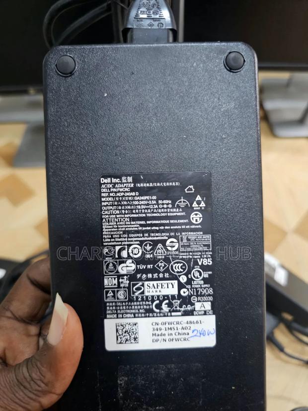 Original 240 Watts Home Used Dell Big Pin Charger · Photo 6