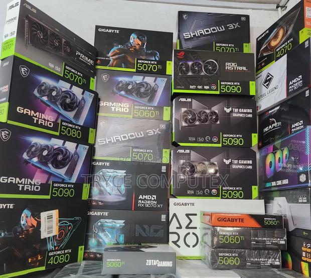 Nvidia Rtx 50 Series Card N Amd Rx 9000 Series Card · Photo 1