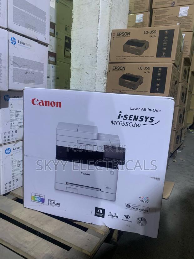 Canon I-sensys Mf655cdw All In One Color Laser Printer · Photo 1