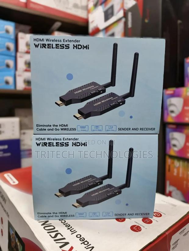 Hdmi Wireless Extender 50m ++ Antenna Transmitter Amd Receiver · Photo 1