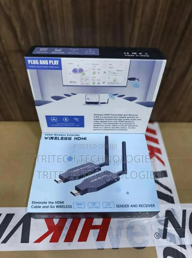 Wireless Hdmi 100m Extender ++ Antenna Transmitter Amd Receiver · Photo 2