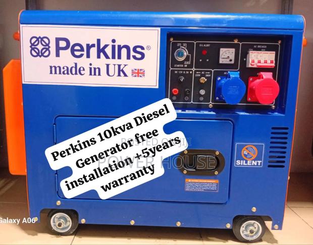 The Quantum Coin Perkins Diesel Generator 10kva Silent · Photo 1