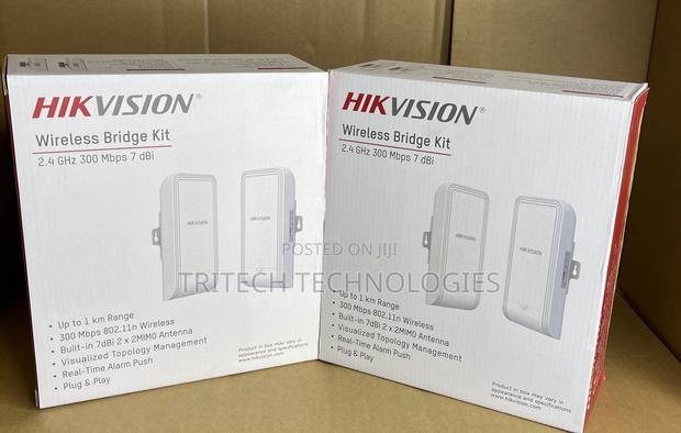 Hikvision Ds-3wf1000s-Ei-2n 2.4ghz 300mbps 1km Access Point · Photo 1