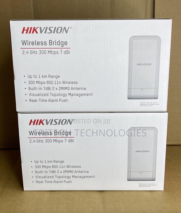 Hikvision Ds-3wf1000-Ei-2n 2.4ghz 300mbps 1km Access Point · Photo 1
