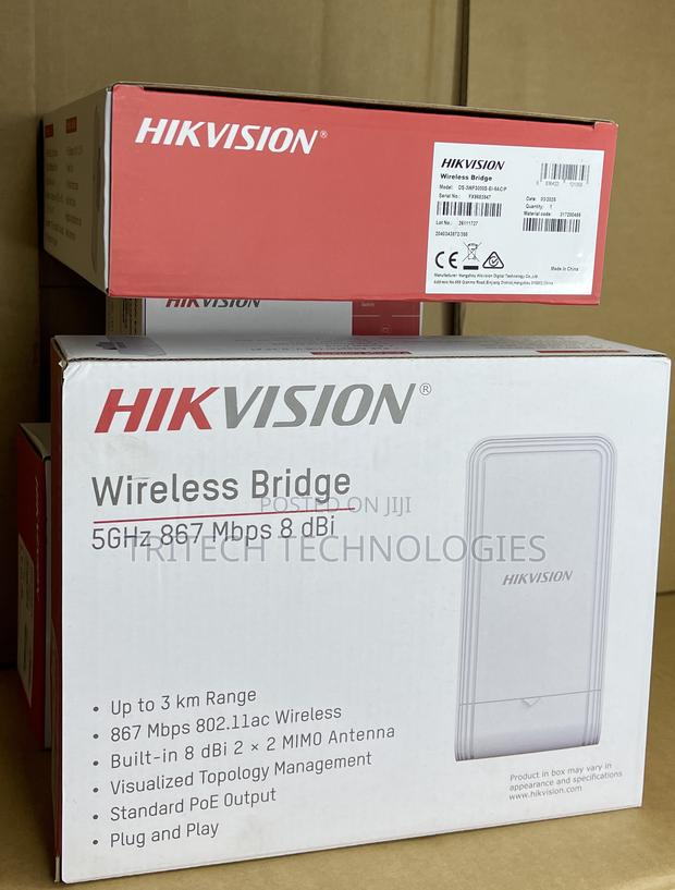 Hikvision Ds-3wf3000s-Ei-5ac/P 5ghz 867mbps 3km Wireless Access Point · Photo 3
