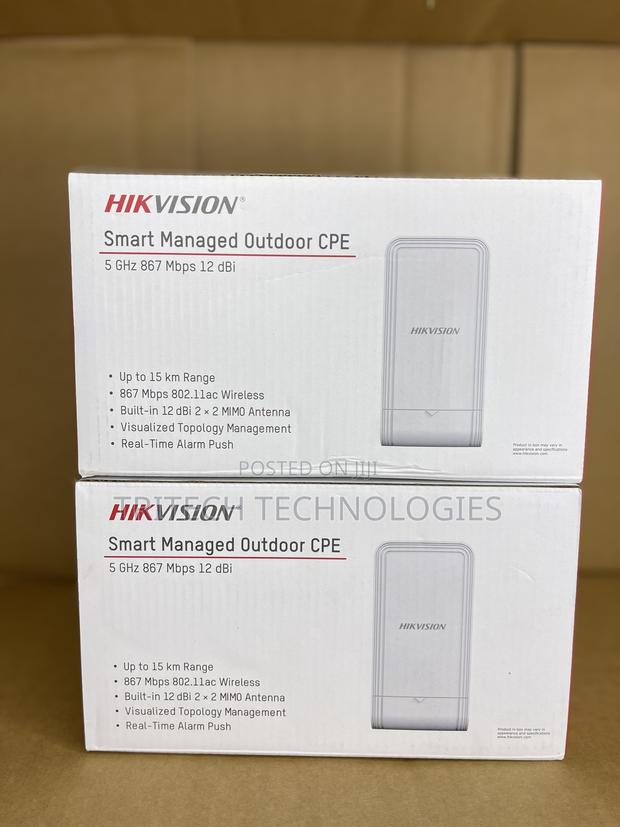 Hikvision Ds-3wf02-5ac/D 5ghz 867mbps 5km Wireless Access Point · Photo 1