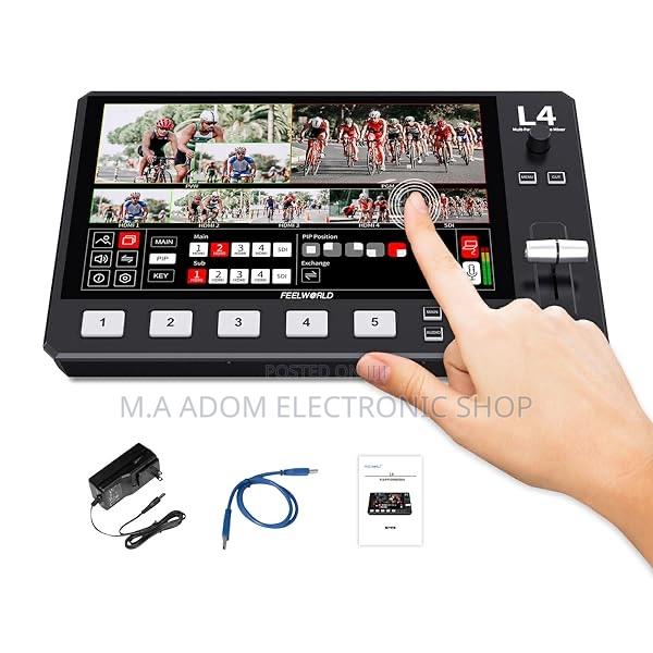 Feelworld L4 Multi Video Switcher for Live Streaming · Photo 1