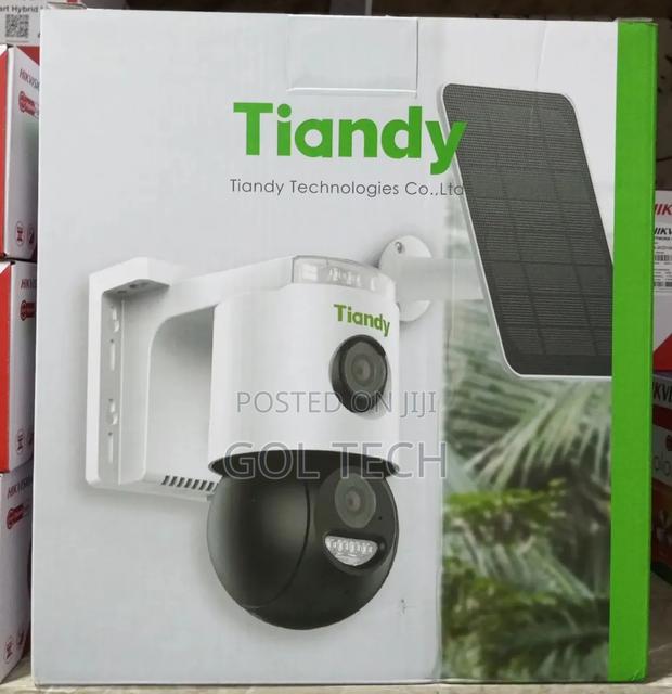 4g Dual Lens Solar Camera Tiandy Tc-H363u 6mp Universal Sim Camera · Photo 1