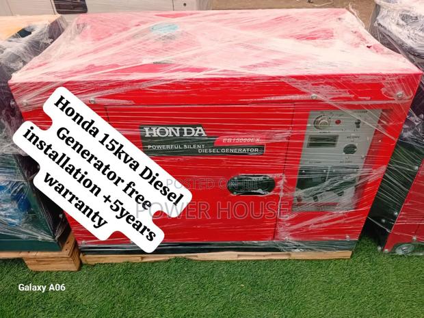 Setup Simplified Honda Diesel Generator 15kva Silent · Photo 1