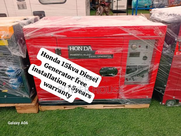 Smooth Start Honda Diesel Generator 15kva Silent · Photo 1