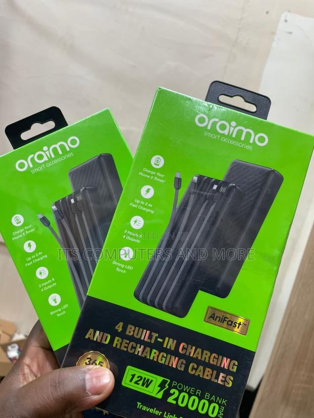 Oraimo 20000mah Power Bank Opb-P5201