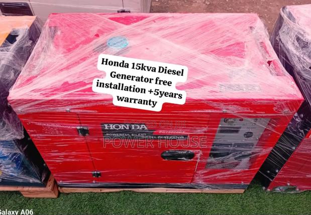 Whispering Dynamo Honda Diesel Generator 15kva Silent · Photo 1