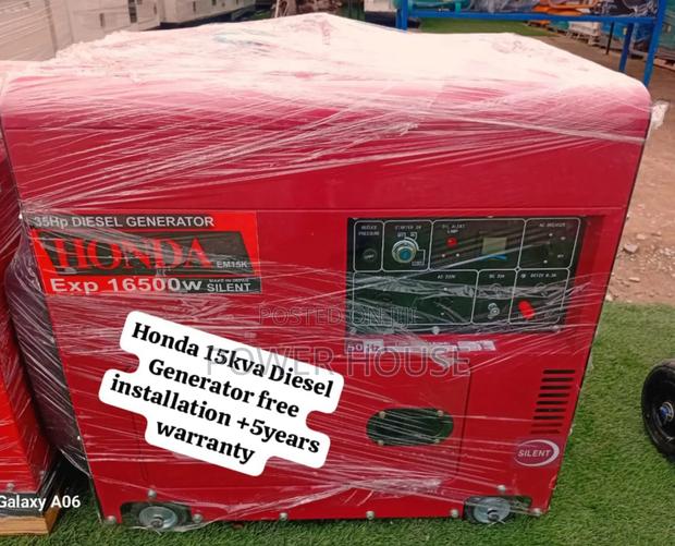 Copper Coil Crusade Honda Diesel Generator 15kva Silent · Photo 1