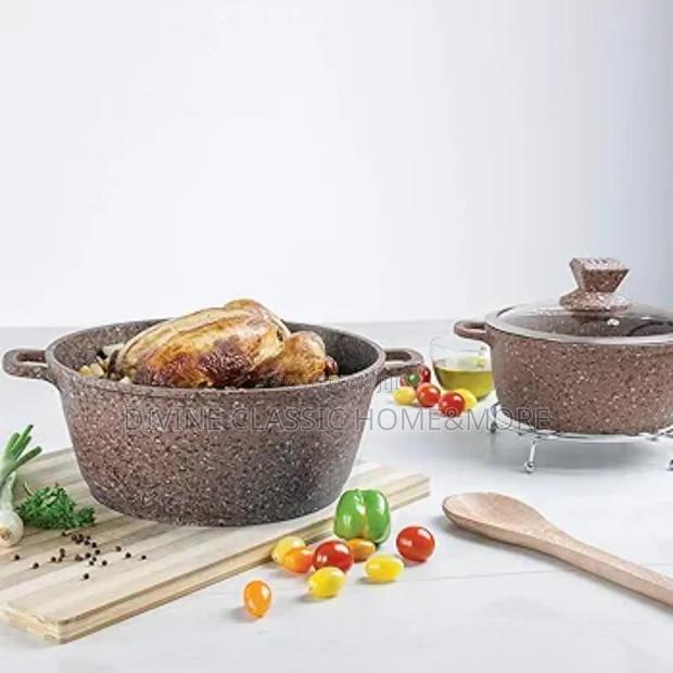 Sq Professional 10pcs Diecast Non-Stick Stockpot With Granite Effect · Photo 2