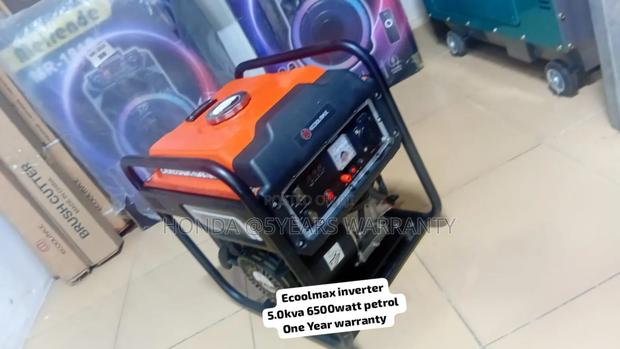 5.0kva Ecoolmax Inverter 6500watt Petrol Generator · Photo 1