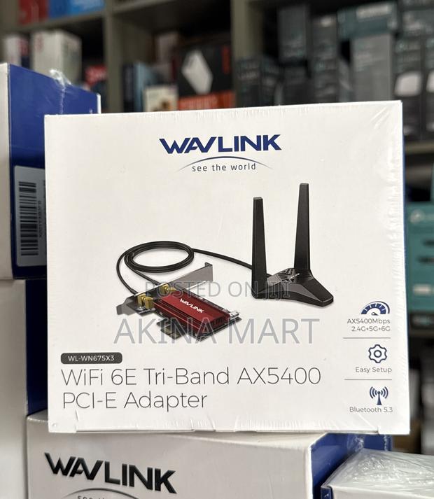 Wav-Link Wifi 6e Tri-Band Ax5400 Pci-E Adapter · Photo 2