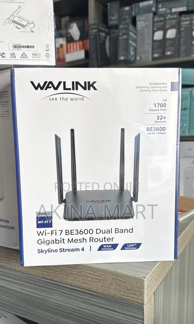 Wav-Link Be3600 Dual Band Gigabitmesh Router Skyline Stream 4 · Photo 2