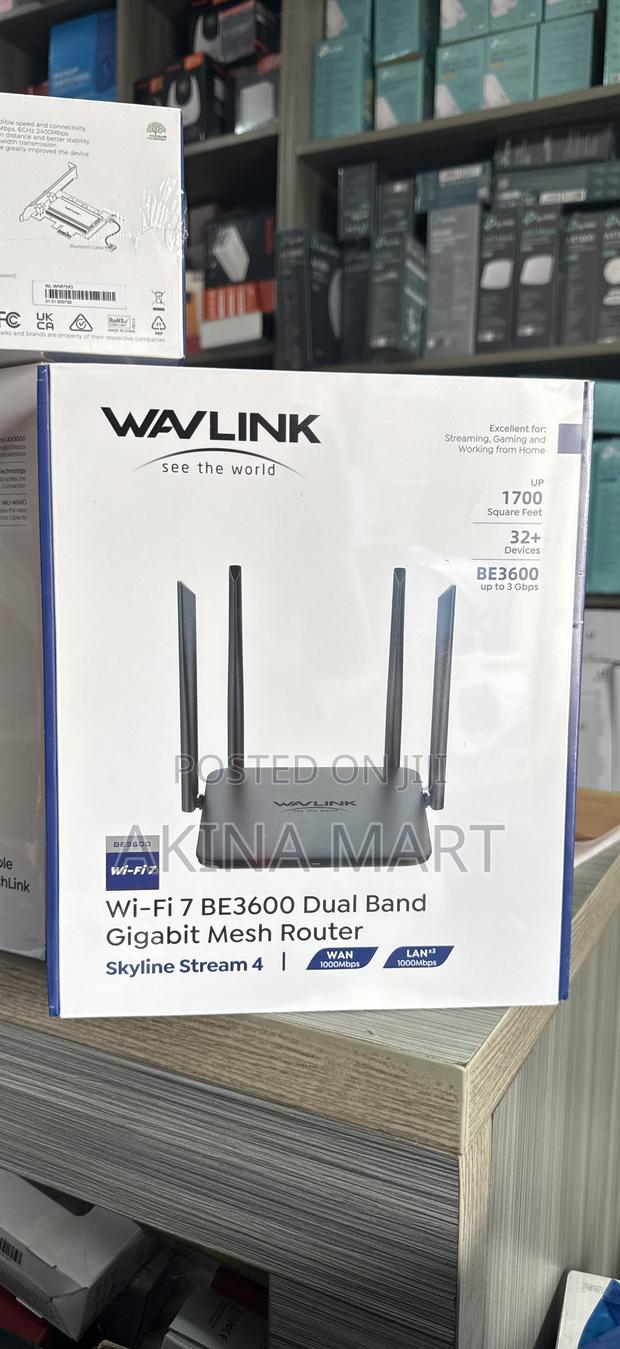Wav-Link Be3600 Dual Band Gigabitmesh Router Skyline Stream 4 · Photo 3