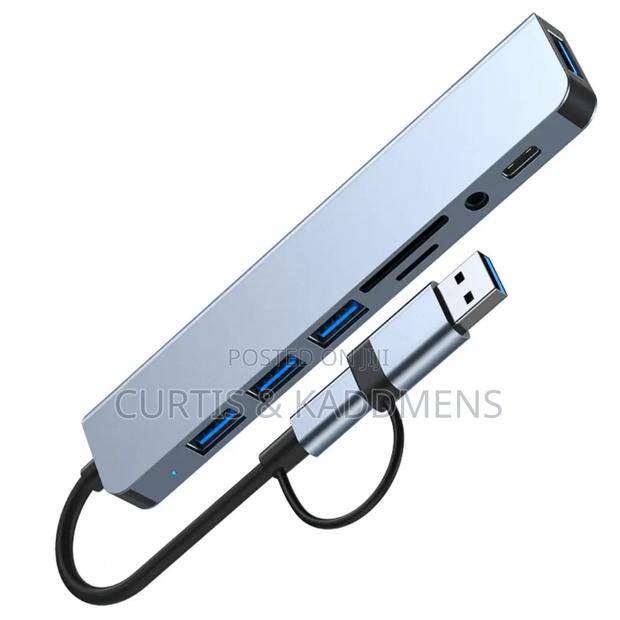 8 in 1 Type C/USB Multifunctional Dock Station Adapter/Sd Card Reader · Photo 3